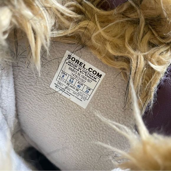 SOREL WINTER BOOTS WATERPROOF SIZE 8 - Picture 9 of 13